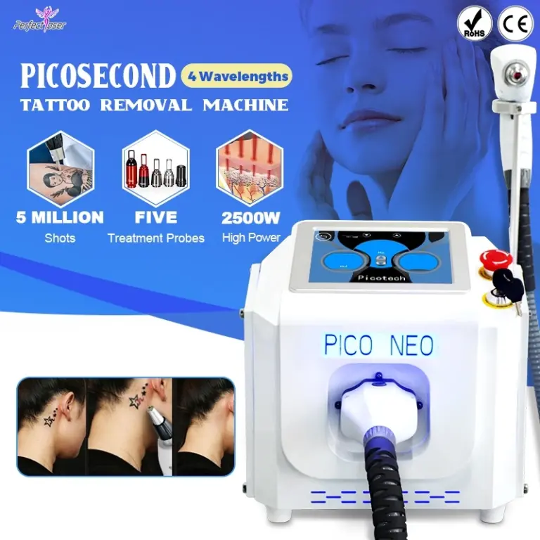 Picosecond Laser Tattoo Removal ND YAG Laser Machine